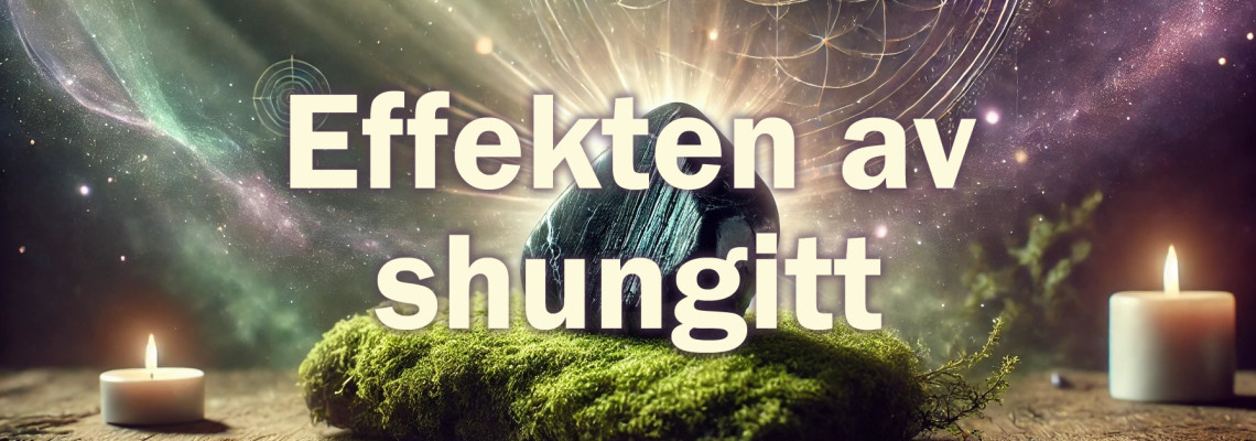 Artikkel om effekten av shungitt