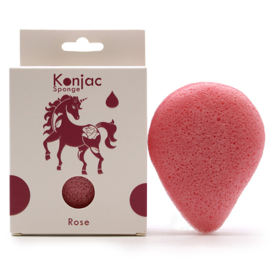 Konjac svamp - Rose - Anti-aging