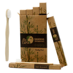 Bambus - Tannbørste - Familiepakke