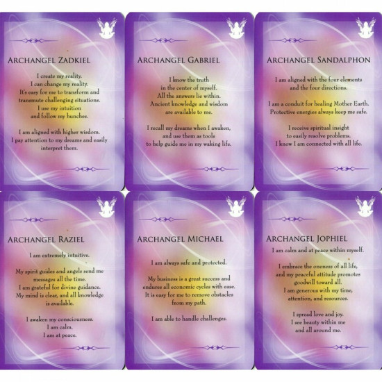 The Archangels & Gemstone - Orakelkort