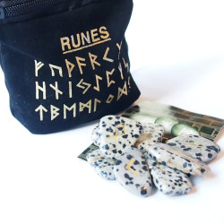 Dalmantiner Jaspis - Runesett
