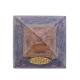 Orgone Ametyst Pyramide - Flower of life