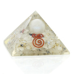 Orgone Månesten Pyramide - Reiki symbol