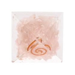 Orgone Rosenkvarts Pyramide - Reiki - Liten