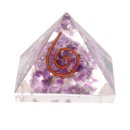 Orgone Ametyst Pyramide - Reiki - Liten