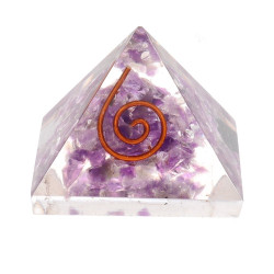 Orgone Ametyst Pyramide - Reiki - Liten
