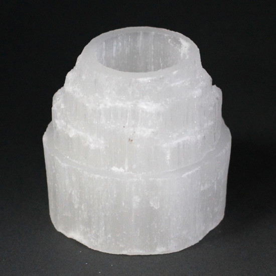 Selenitt - telysholder -  7 cm