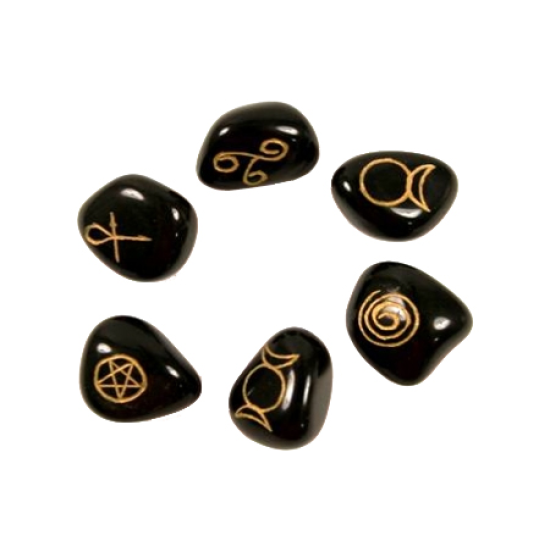 Wiccan Pagan - Sort Agat