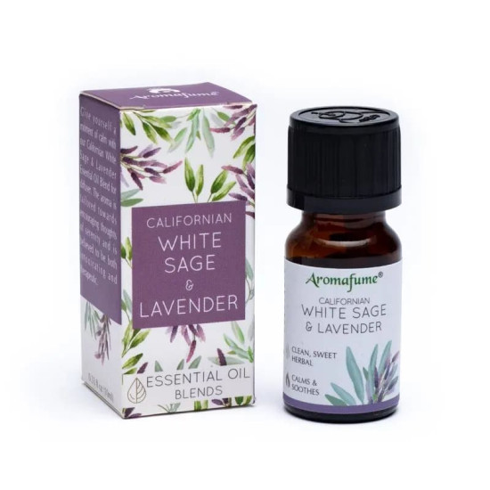 Hvit Salvie & Lavendel - Eterisk oljeblanding