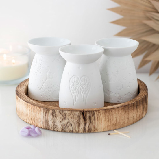 Angel Wings - Hvit - Aromalampe