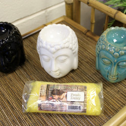 Buddha hode - Turkis - Aromalampe