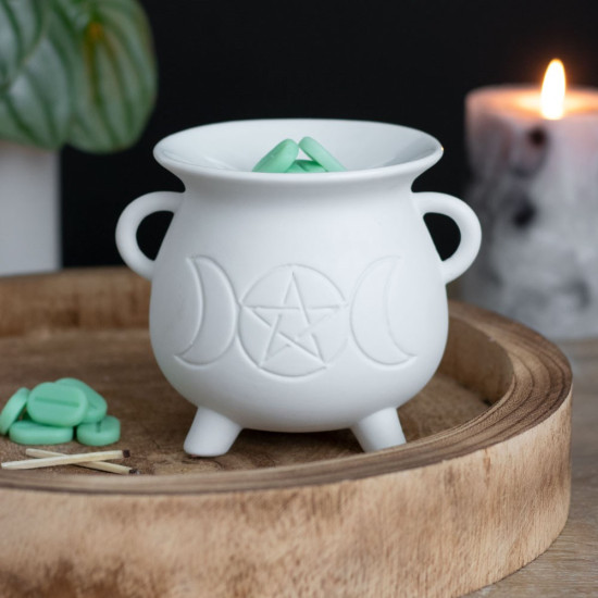 Triple Moon - Hvit - Aromalampe