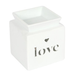Love - Hvit - Aromalampe