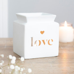 Love - Hvit - Aromalampe