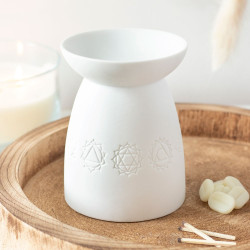 Seven Chakra - Hvit - Aromalampe