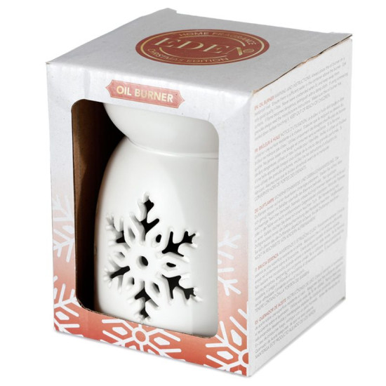 Snøkrystall - Hvit - Aromalampe