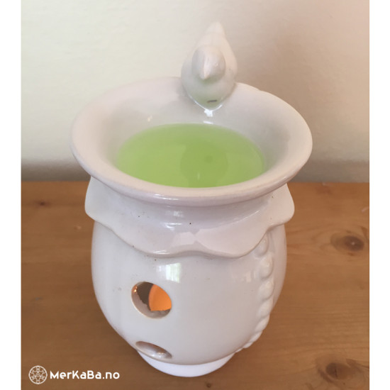 Fuglebad - Hvit - Aromalampe