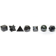 Hellig geometri sett - Sort Agat