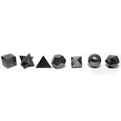 Hellig geometri sett - Sort Agat