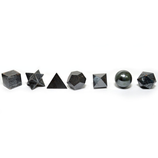 Hellig geometri sett - Sort Agat