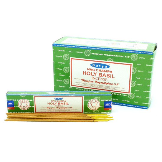 Nag Champa Holy Basil - Røkelsespinner