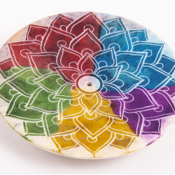 Rainbow Mandala - Røkelsesholder