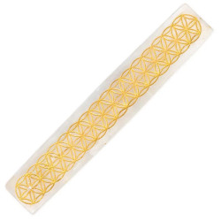 Selenitt - Flower of life - Røkelsesholder