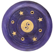 Yin Yang - Lilla - Røkelsesholder
