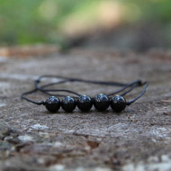 Shungitt - Protective string necklace - Anheng