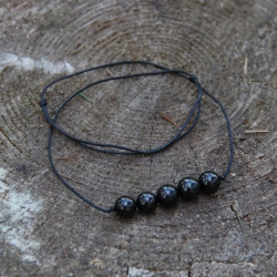 Shungitt - Protective string necklace - Anheng