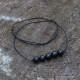 Shungitt - Protective string necklace - Anheng