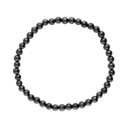 Shungitt - Armbånd - 4mm