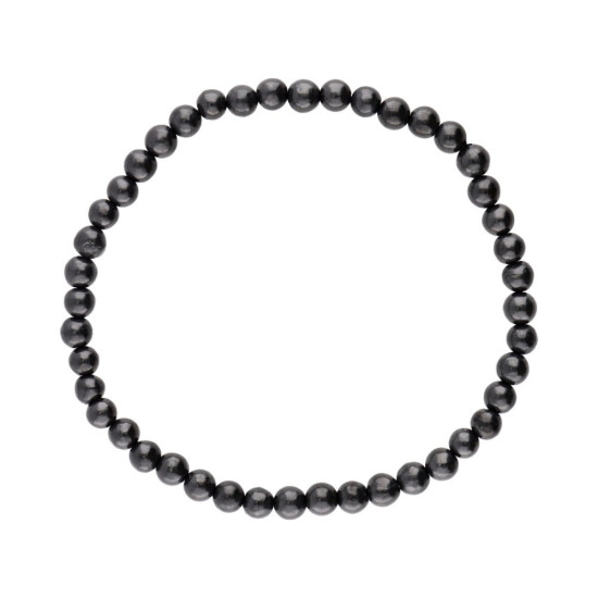 Shungitt - Armbånd - 4mm