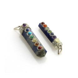 Lapis lazuli med chakrastener - Anheng