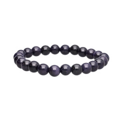 Blå stjernestein - armbånd - 8mm