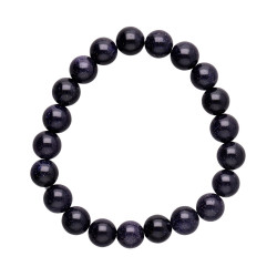 Blå stjernestein - armbånd - 12mm