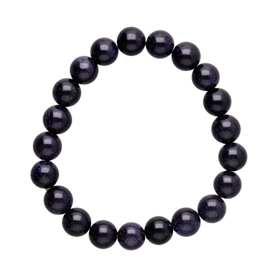 Blå stjernestein - armbånd - 12mm