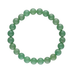 Grønn kvarst - Armbånd - 10mm