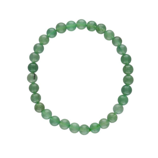 Grønn kvarst - Armbånd - 6mm