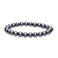 Hematitt - Armbånd - 8mm
