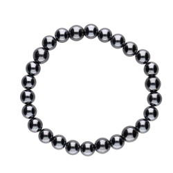 Hematitt - Armbånd - 8mm