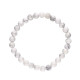 Hvit howlitt - Armbånd - 6mm