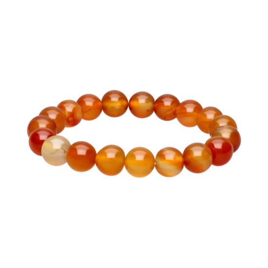 Karneol - Armbånd - 10mm
