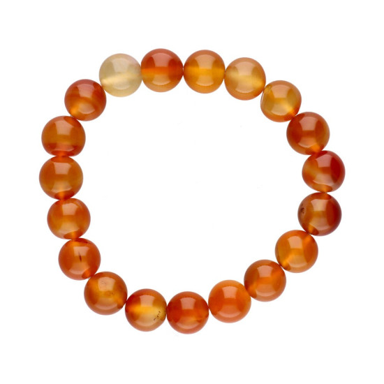 Karneol - Armbånd - 10mm