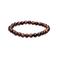 Rød tigerøye - armbånd - 8mm