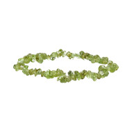Peridot - chip armbånd
