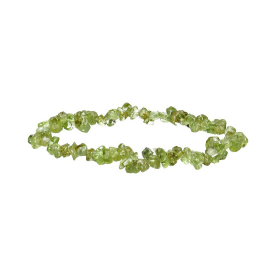 Peridot - chip armbånd