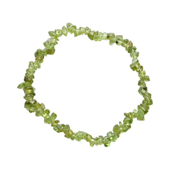 Peridot - chip armbånd