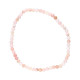 Rosa opal - Fasettert - Armbånd