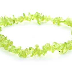 Peridot - chip armbånd